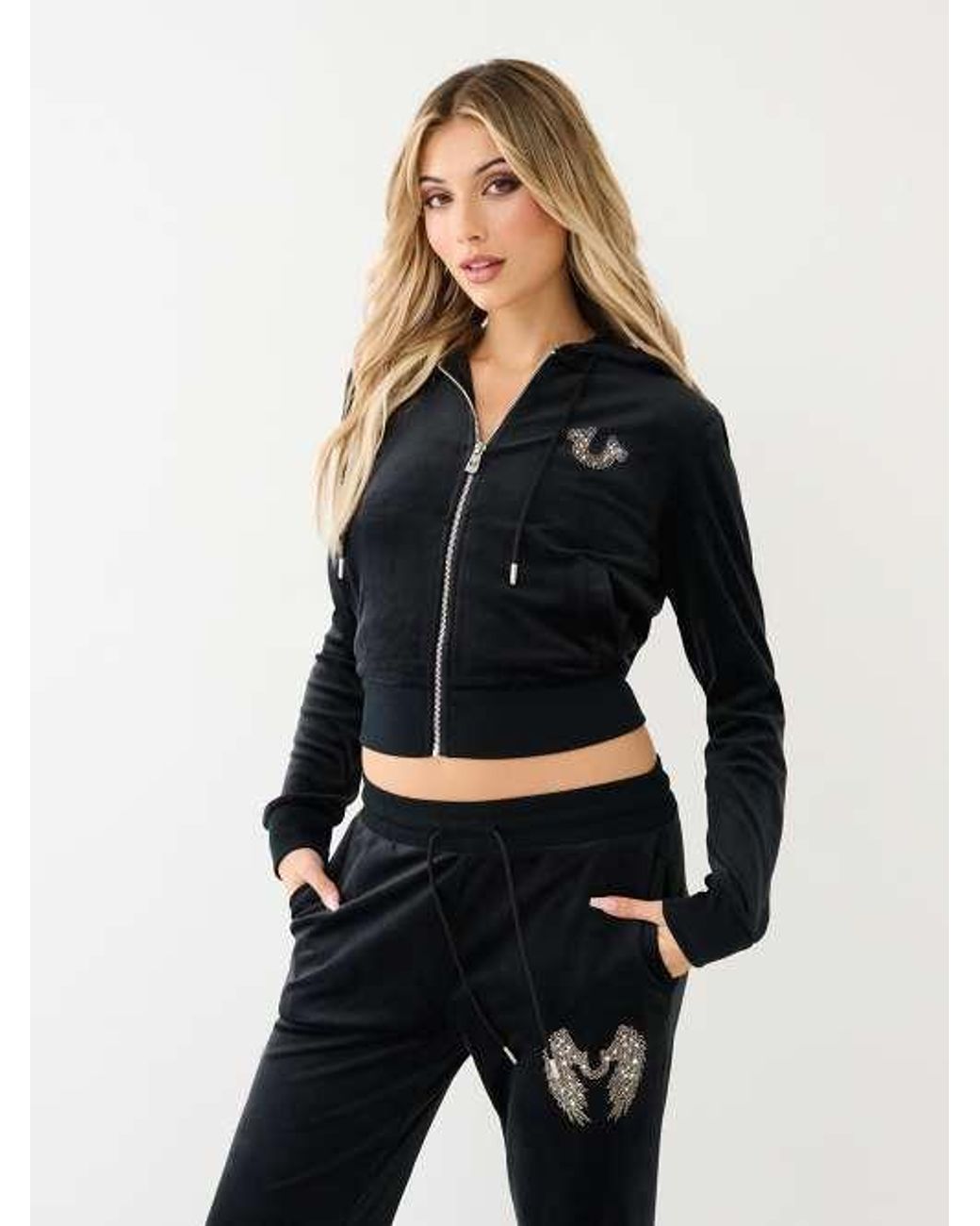 True religion SHRUNKEN WING ZIP HOODIE Buy True Religion BIG T