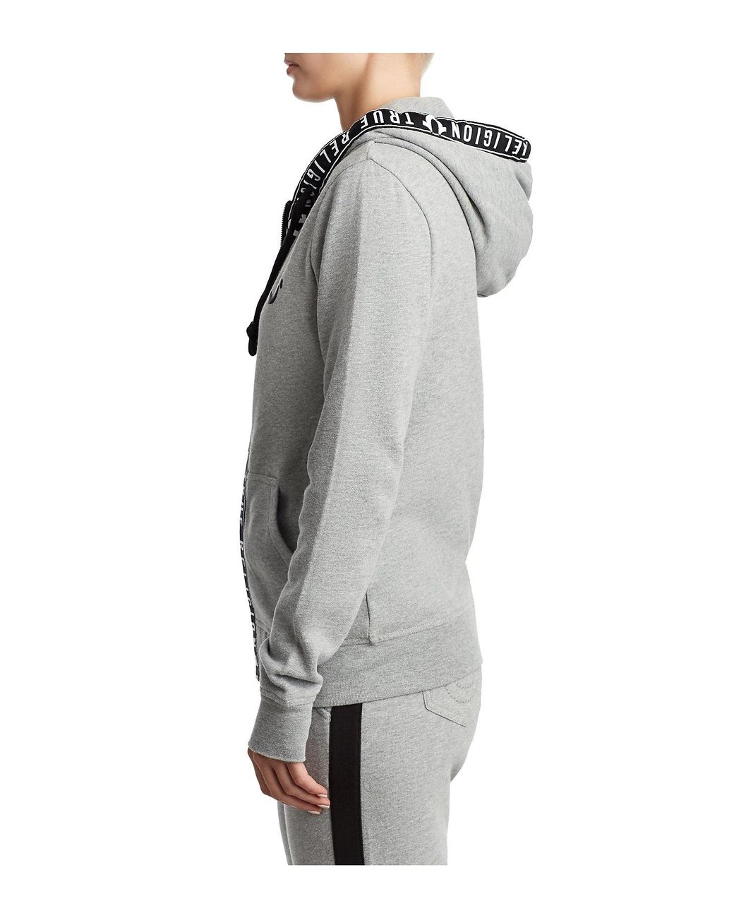 True religion tape hoodie sale