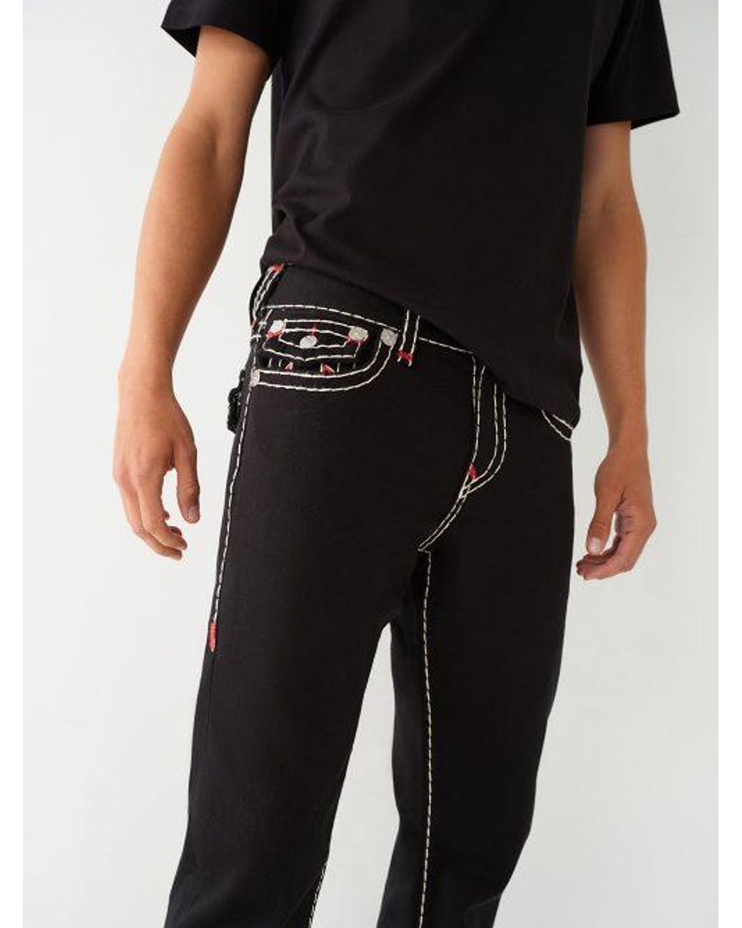 True religion best sale double stitch jeans