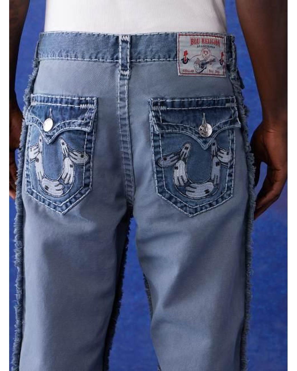 True Religion Blu Religion Indigo Wide Leg Jean Super T in