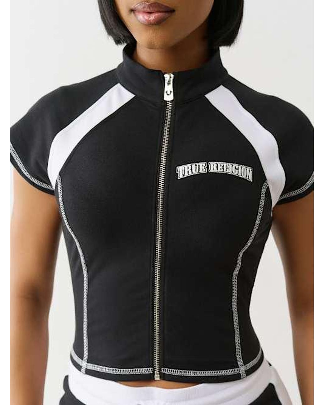 【TRUE RELIGION】★ジャケット★ CRYSTAL TERRY TRACK JACKET CRYSTAL TERRY TRACK JACKET | True Religion