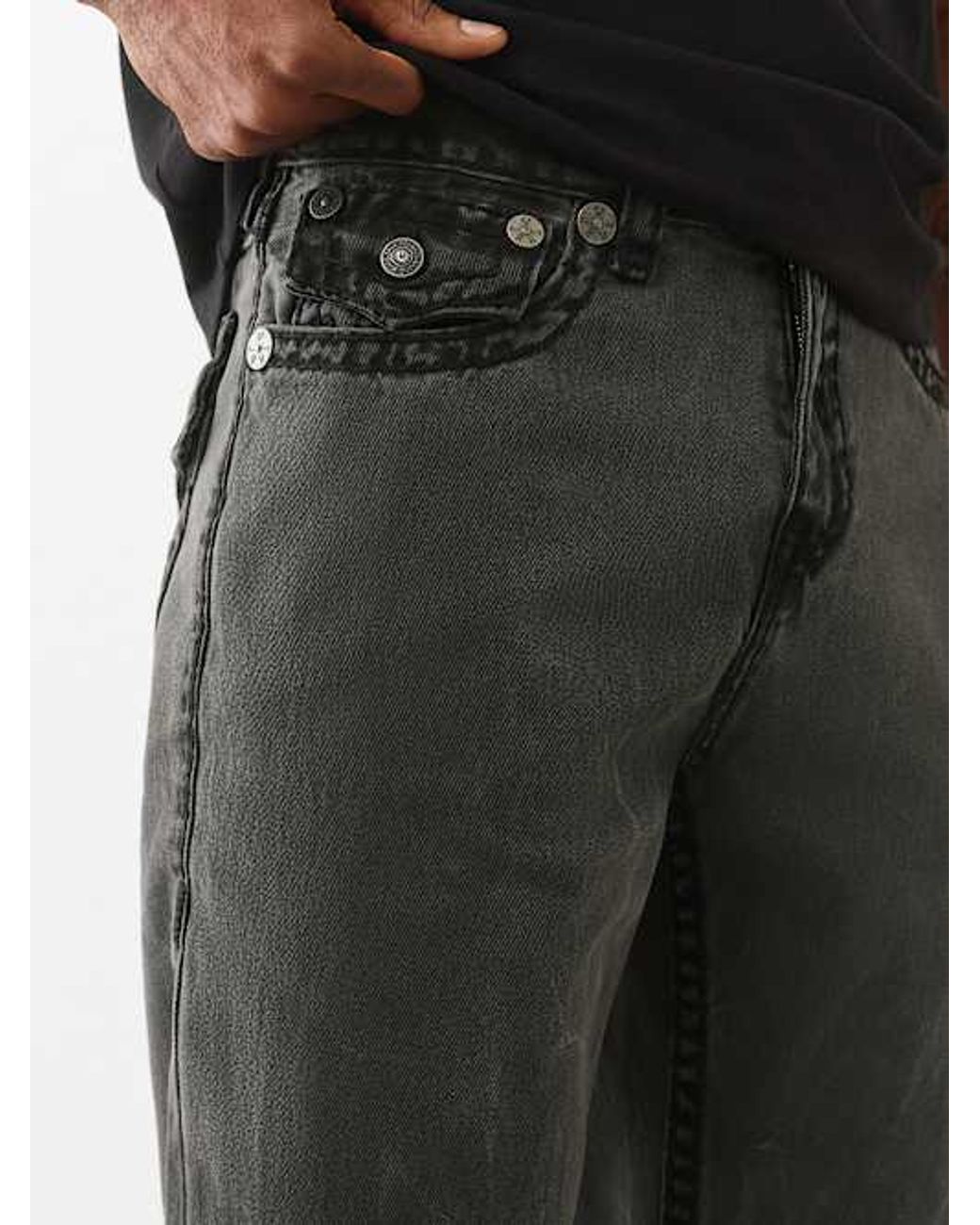 True Religion Black Vinny Super T Ultra Baggy Jean 34" for men