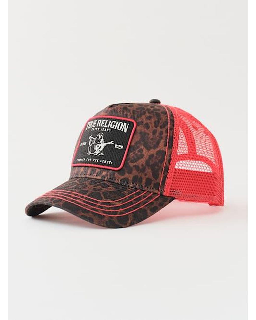 Y2K true religion Studded Horseshoe Cap - Grey Leopard Print True religion vintage horseshoe - Gem main image 4
