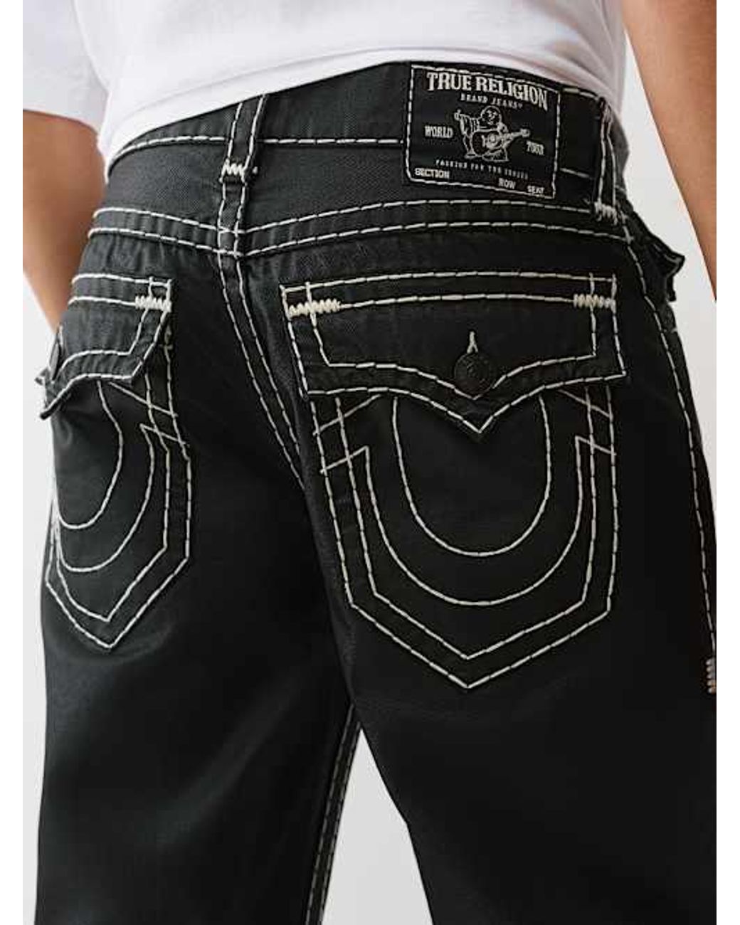 TRUE RELIGION Bobby Super T Coated Baggy Jean 32