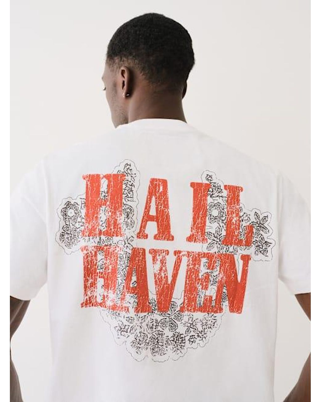 True Religion Bw X Tr Hail Haven T-shirt in Red for Men | Lyst