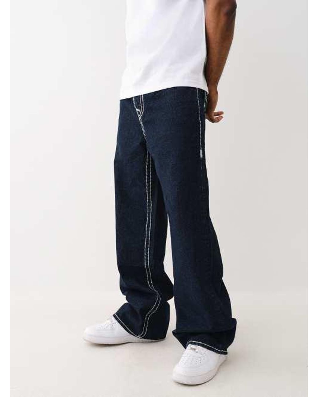 TRUE RELIGION Vinny Super T Ultra Baggy Jean in Blue for Men