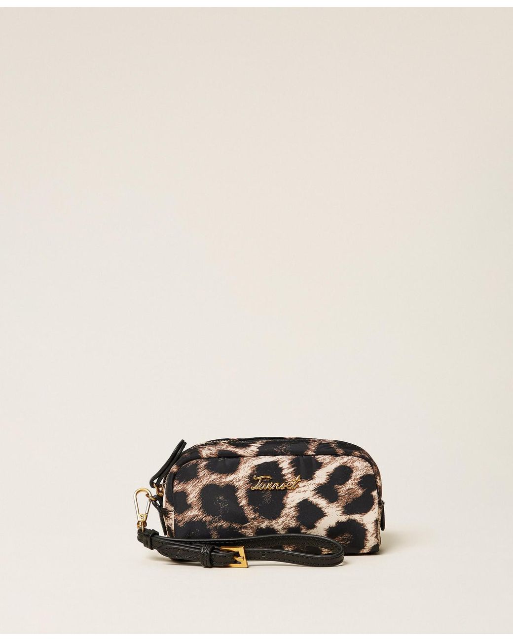 Twinset Natural Animal Print Mini Bag
