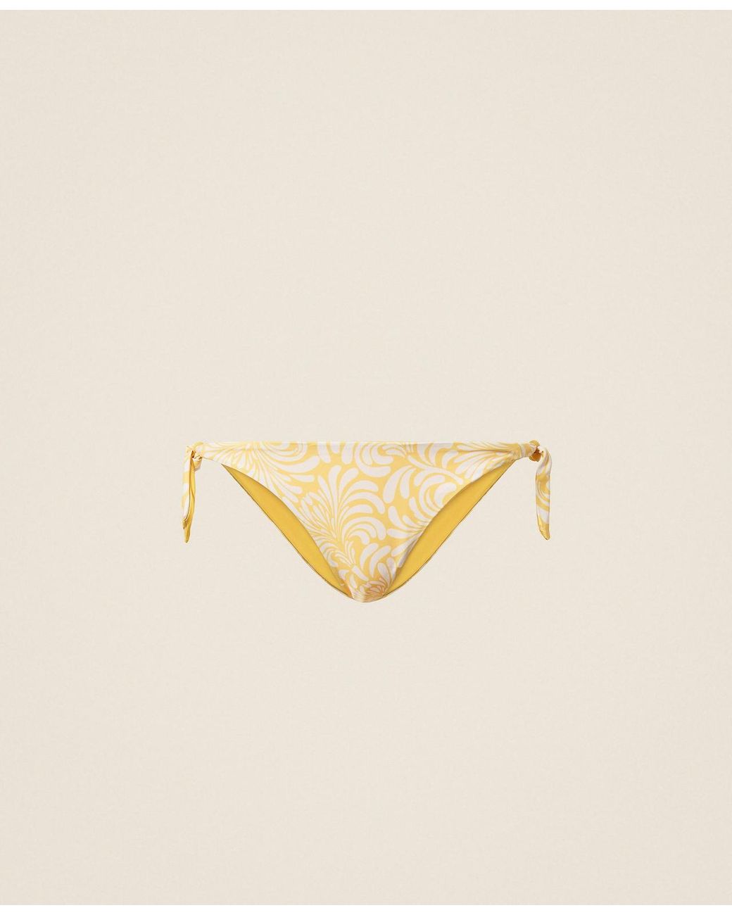 Twinset Natural Bikinitanga Mit Botanischem Printmotiv