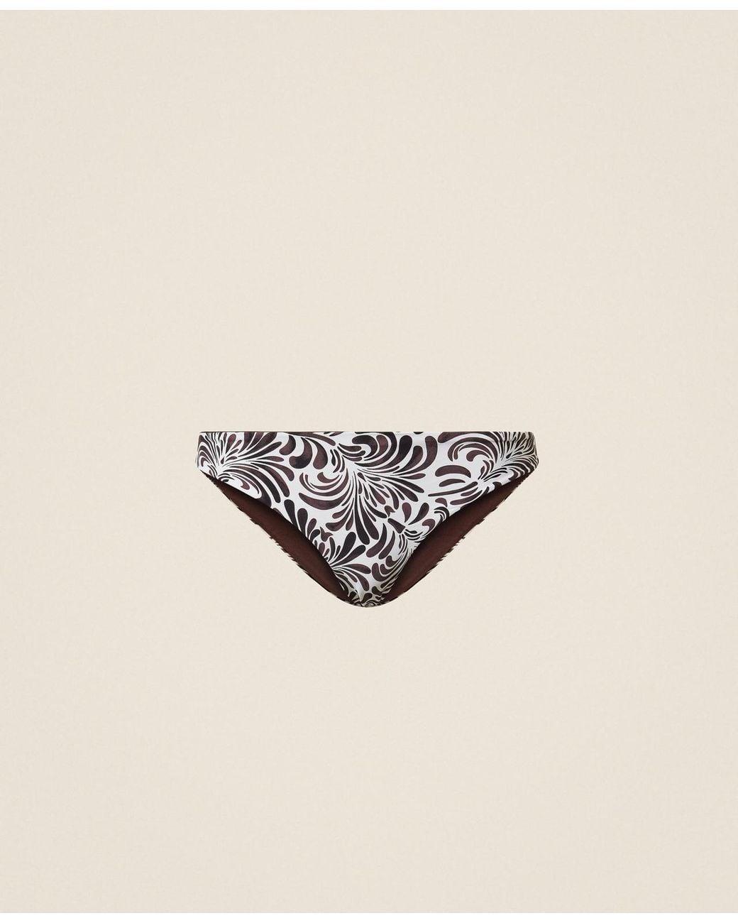 Twinset Natural Botanical Print Bikini Bottoms