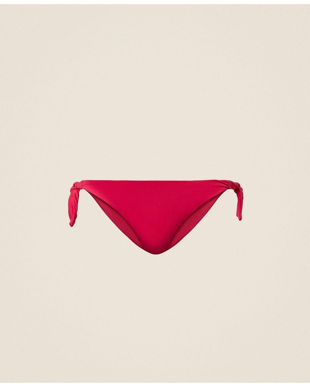 Twinset Pink Bikini Thong With Logo