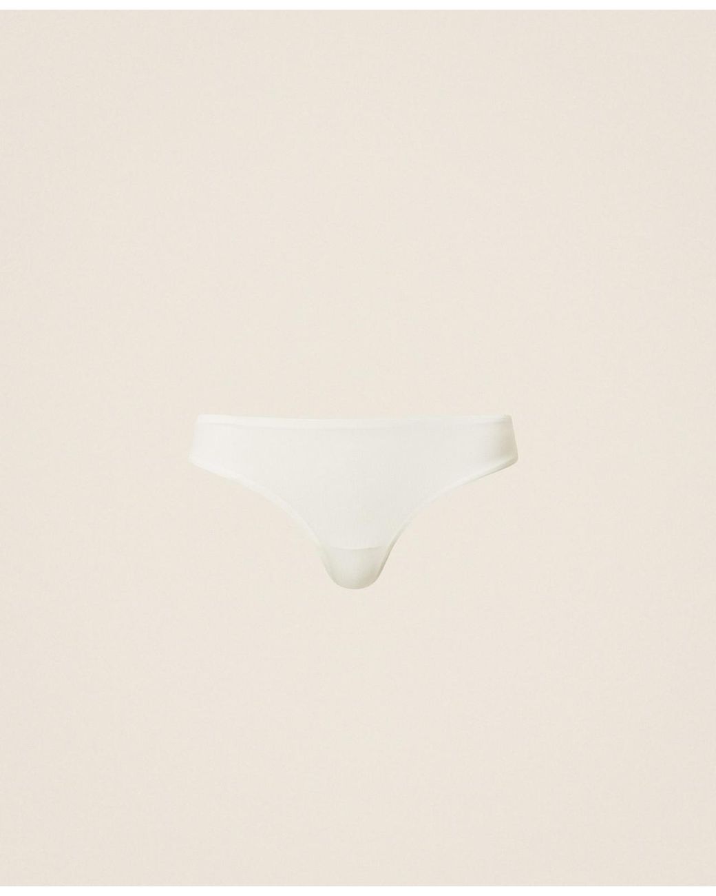 Twinset Natural Charmeuse Brazilian Briefs