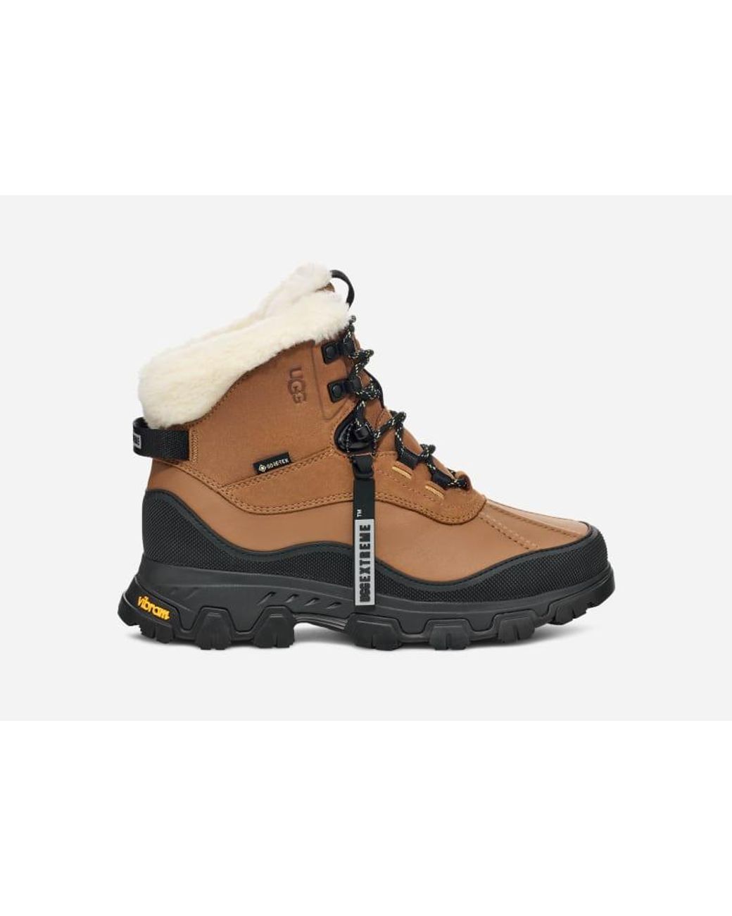 UGG Adirondack Meridian Hiker Leather/nubuck/waterproof Cold Weather Boots  in Black | Lyst