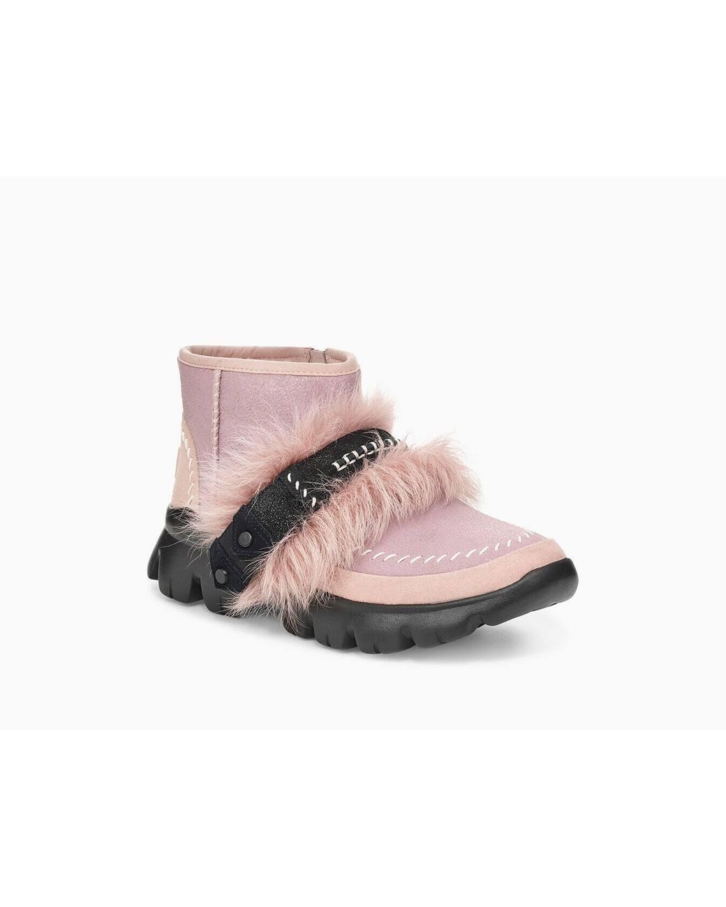 ugg pink fluff boots