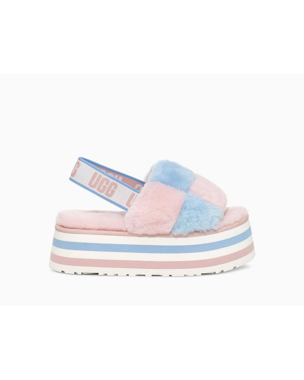 disco checker ugg slides