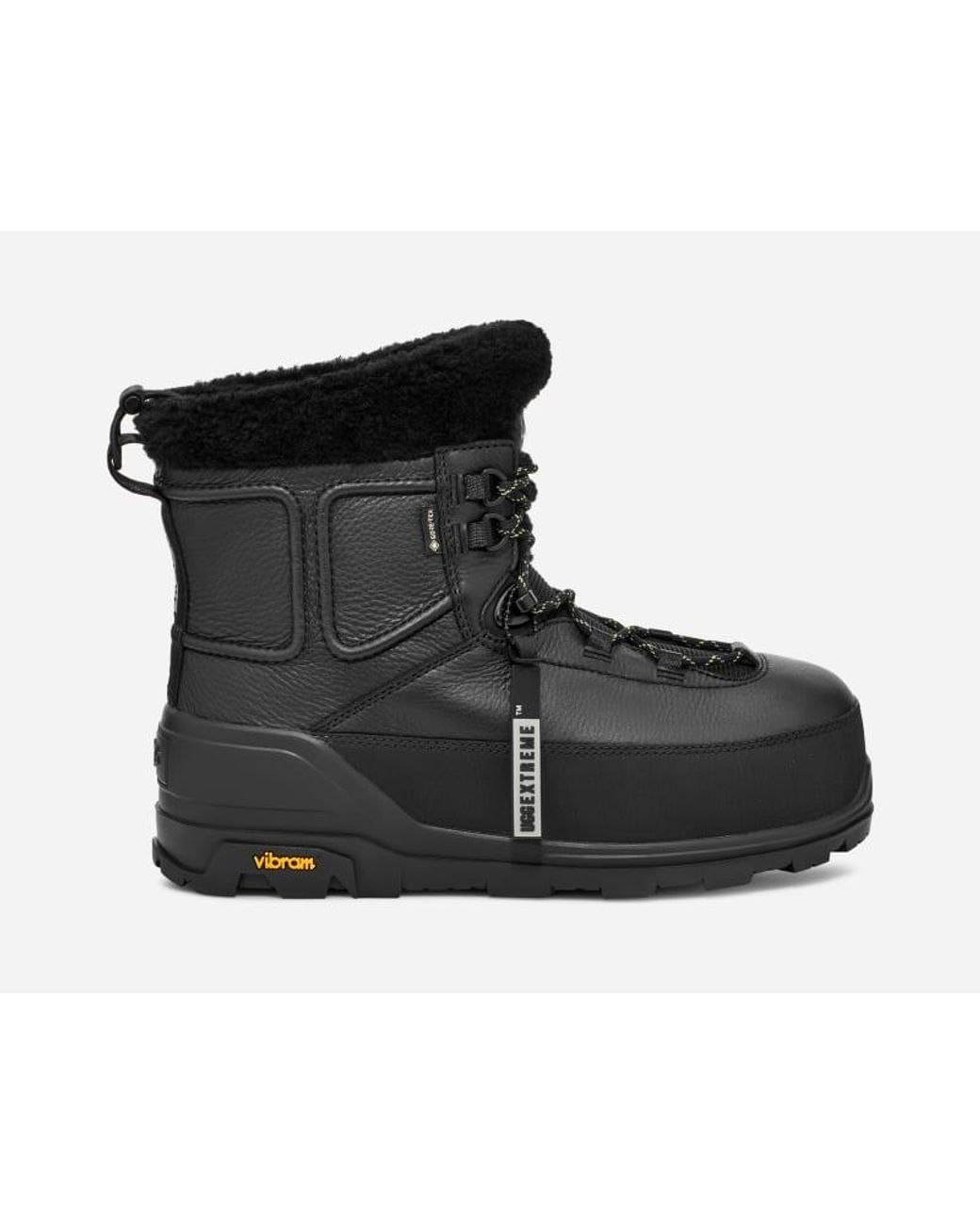 Ugg Black Shasta Boot Mid Leather/Waterproof Boots