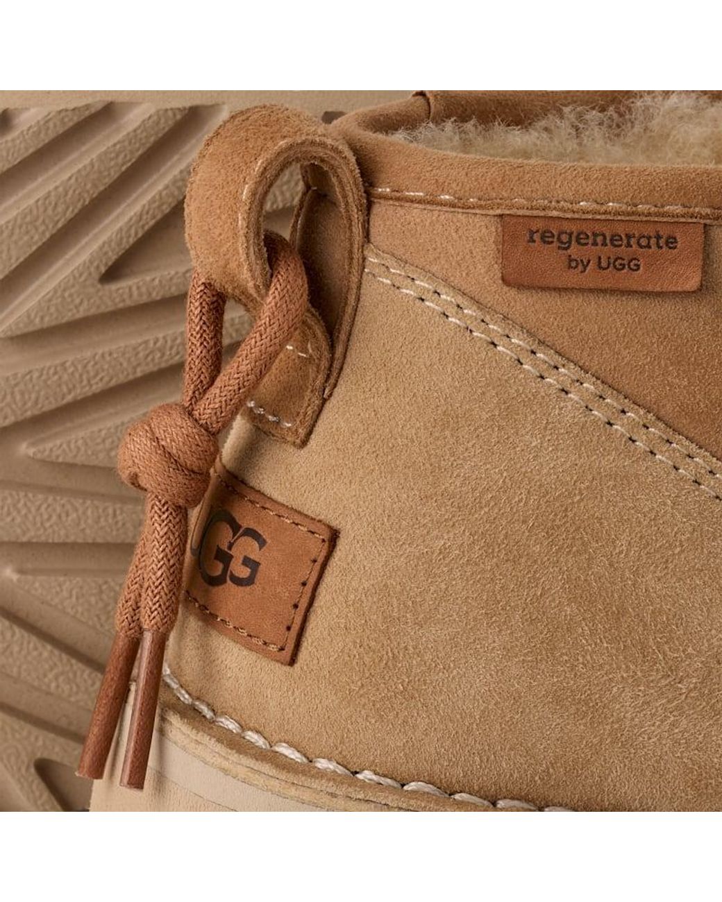 Ugg Brown Classic Ultra Mini Crafted Regenerate Boot Für Damen