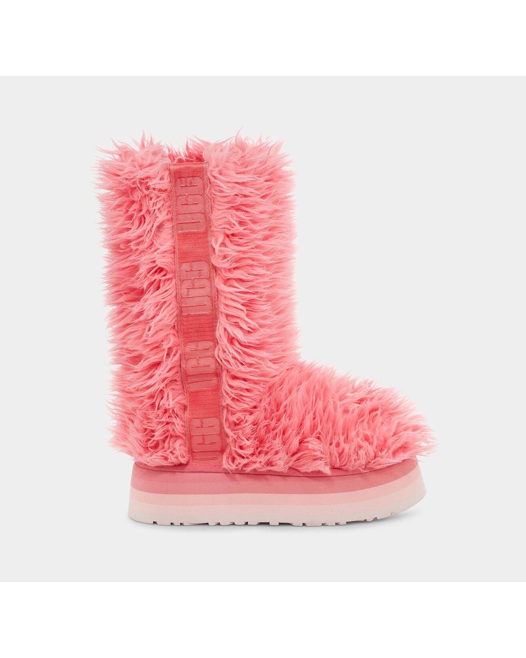 UGG Fluff Momma Sugar Boot in Pink | Lyst