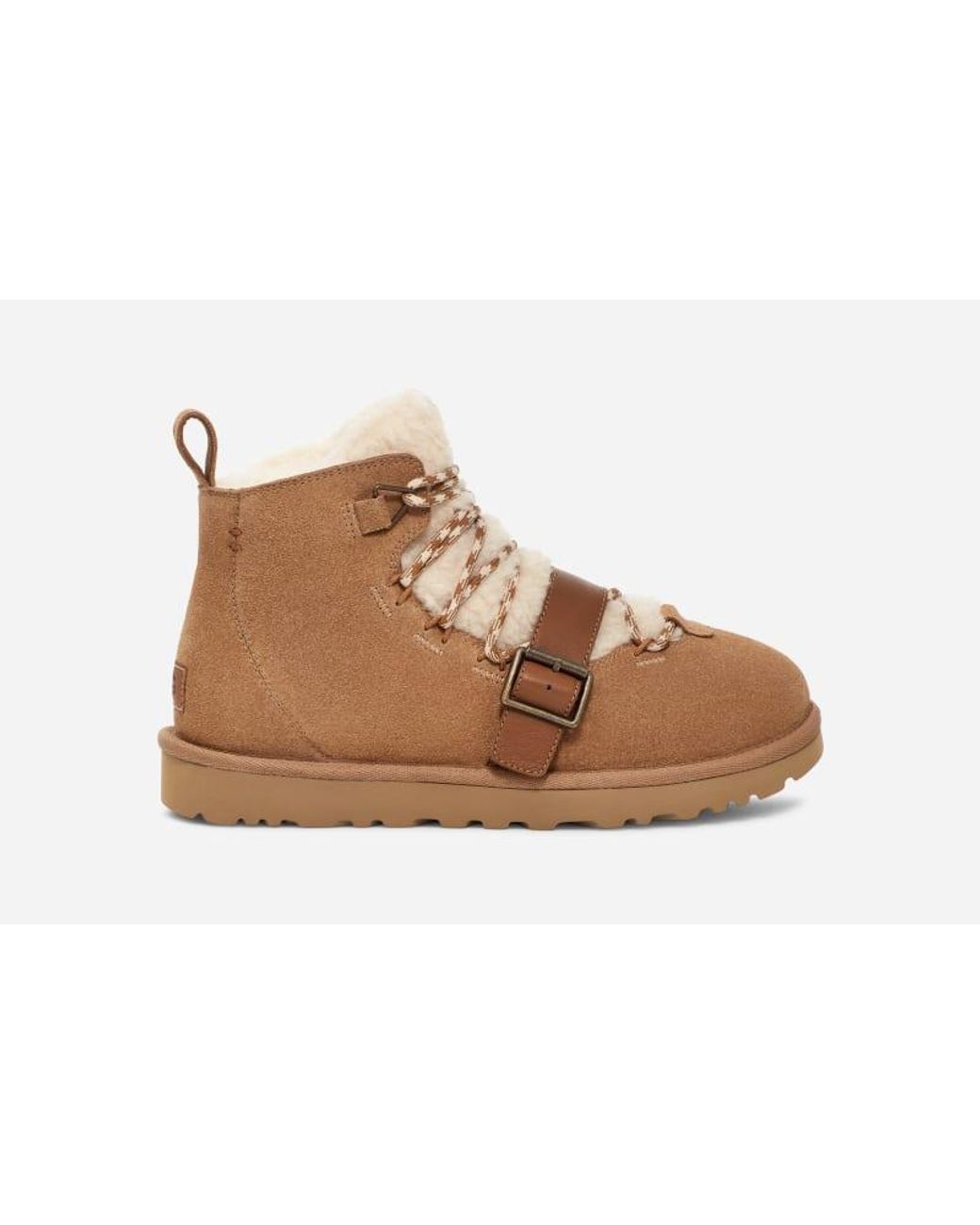 Ugg Black Dune Mini Shearling Boot