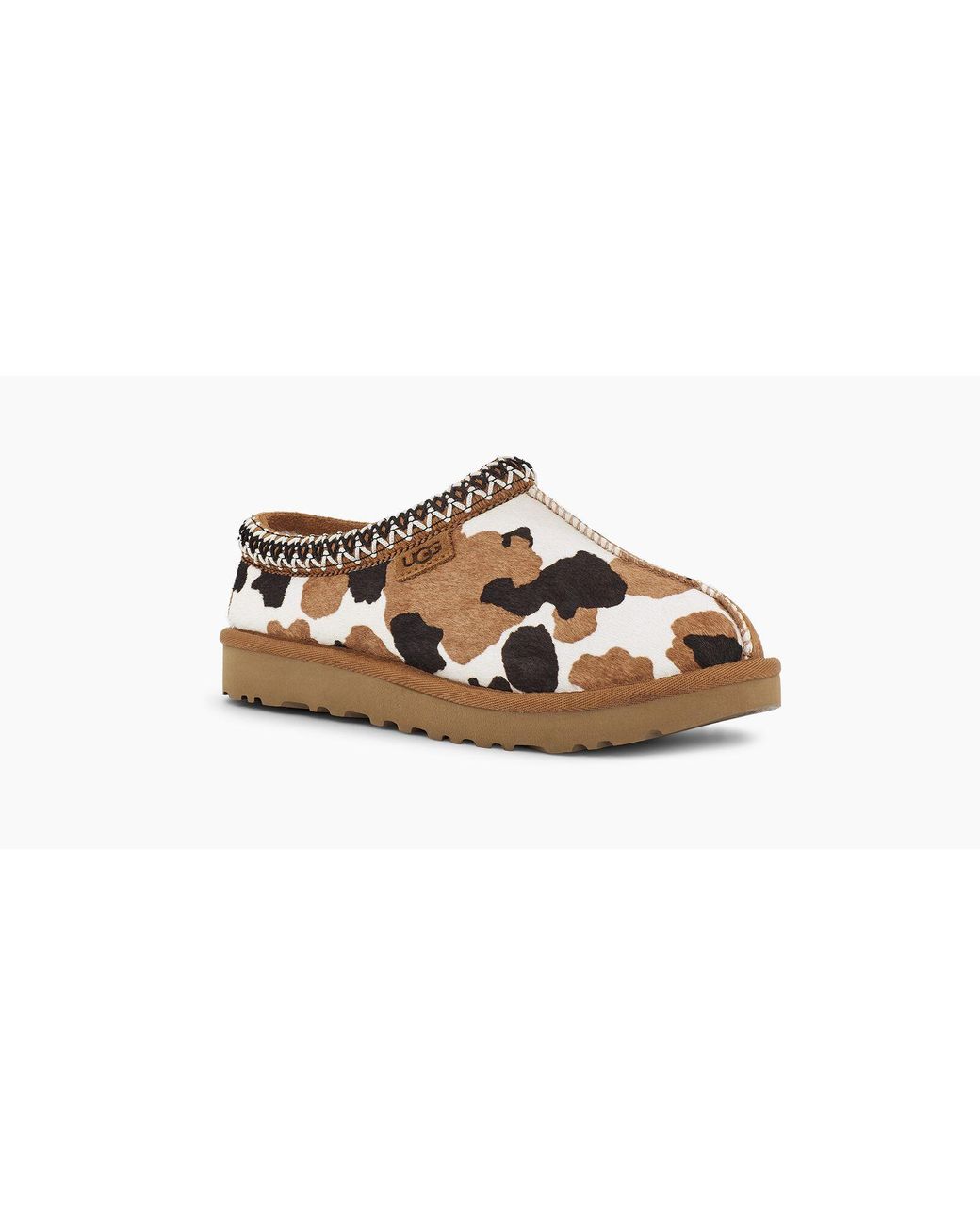 ugg slippers cow print