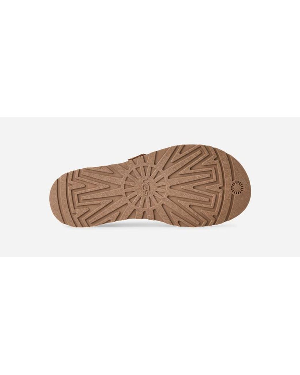 Ugg Brown Goldengaze Zehentrenner-Sandale Für Damen