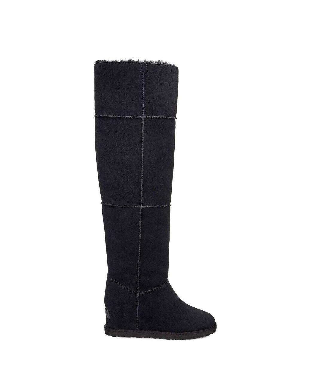 over the knee black uggs
