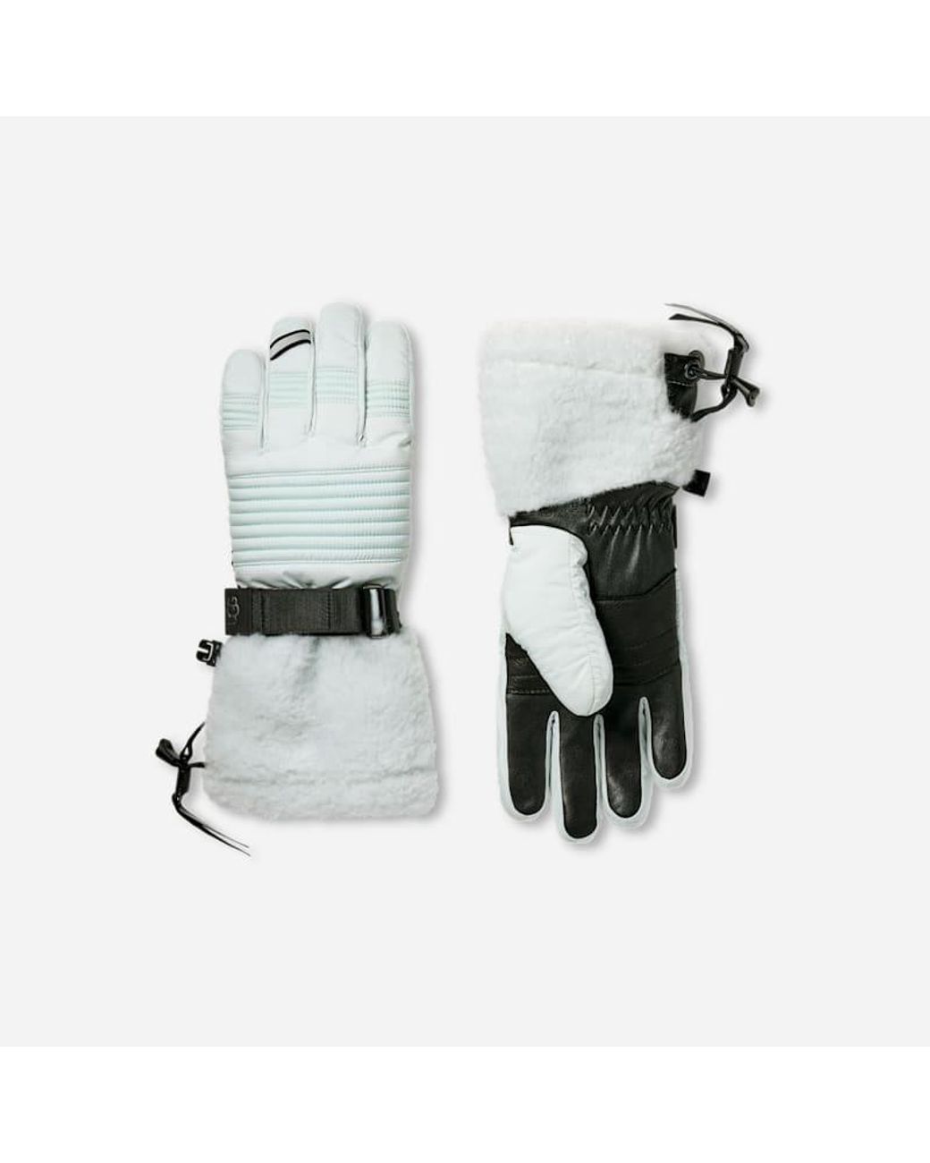 Ugg White Metropeak Handschuh Für Damen