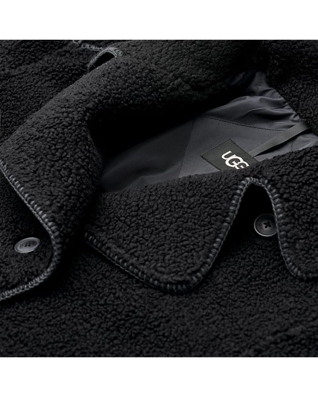 Manteau Sema Fluff Ugg en coloris Black