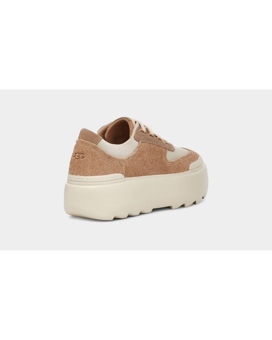 UGG Marin Mega Lace Suede Sneakers in Black | Lyst UK