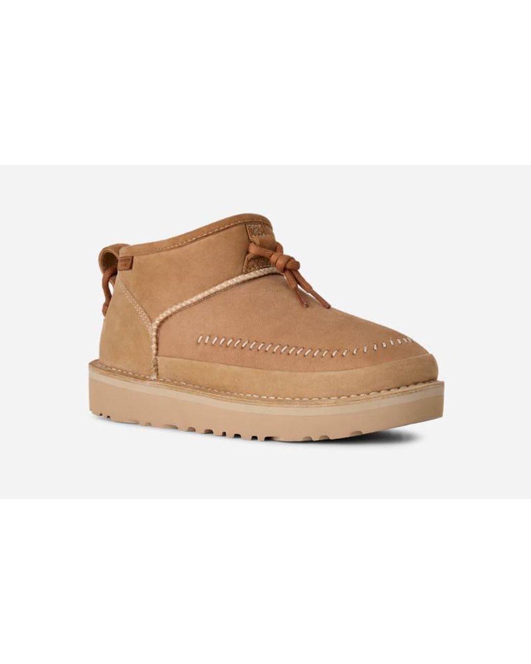 Ugg Brown Classic Ultra Mini Crafted Regenerate Boot Für Damen