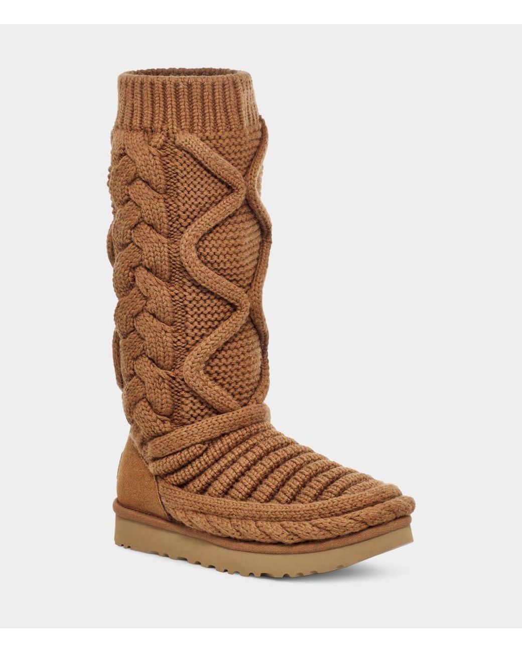 靴 UGG Classic Tall Chunky Knit Boot UGG Women's Classic Tall Chunky Knit Boot Classic Tall Chunky Knit