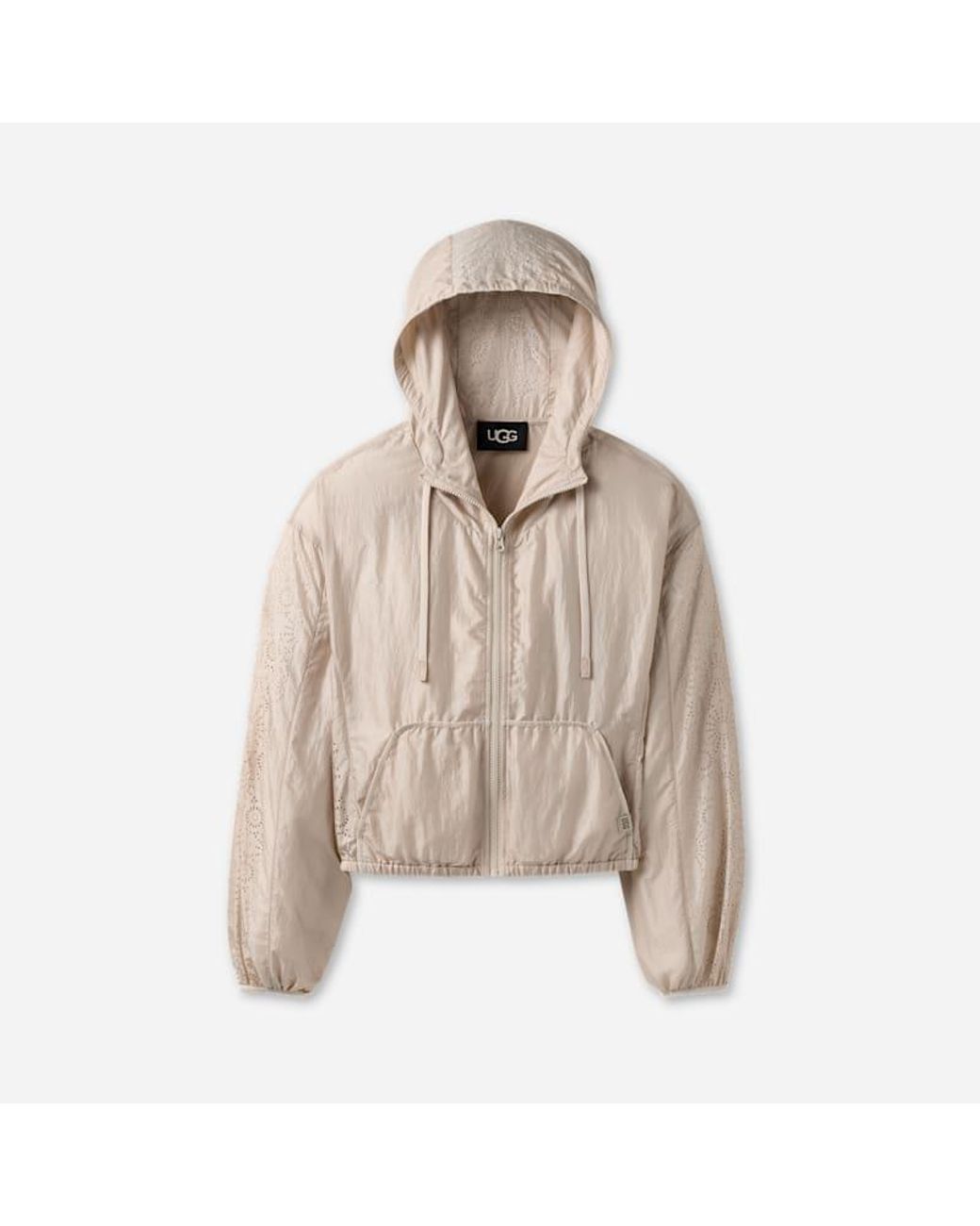 Ugg Natural Chiara Full-Zip Hooded Jacket Tops