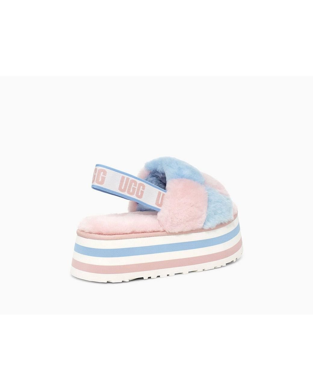 UGG Women s Blue Disco Checker Slide