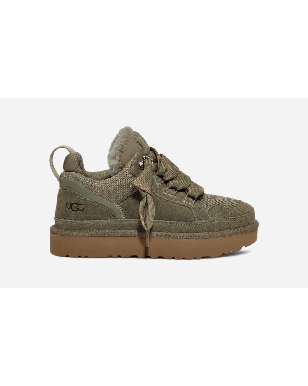 UGG Lowmel Canvas/suede/recycled Materials Sneakers in Green | Lyst