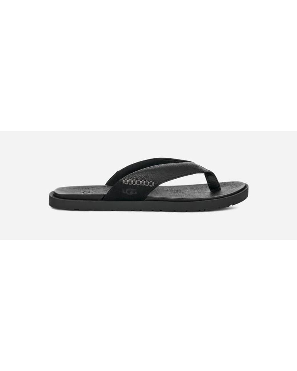 UGG Seaside Ii Flip Flop For in Black for Men Lyst UK