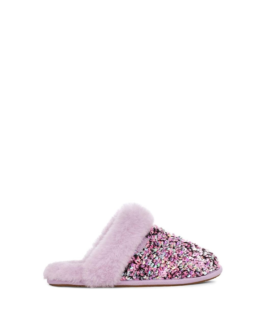 UGG Scuffette Ii Stellar Sequin Flat Slipper in Purple | Lyst