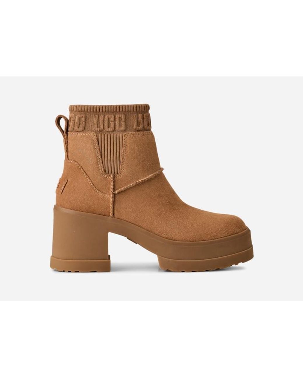 Ugg Brown Moxy Chelsea Suede Boots