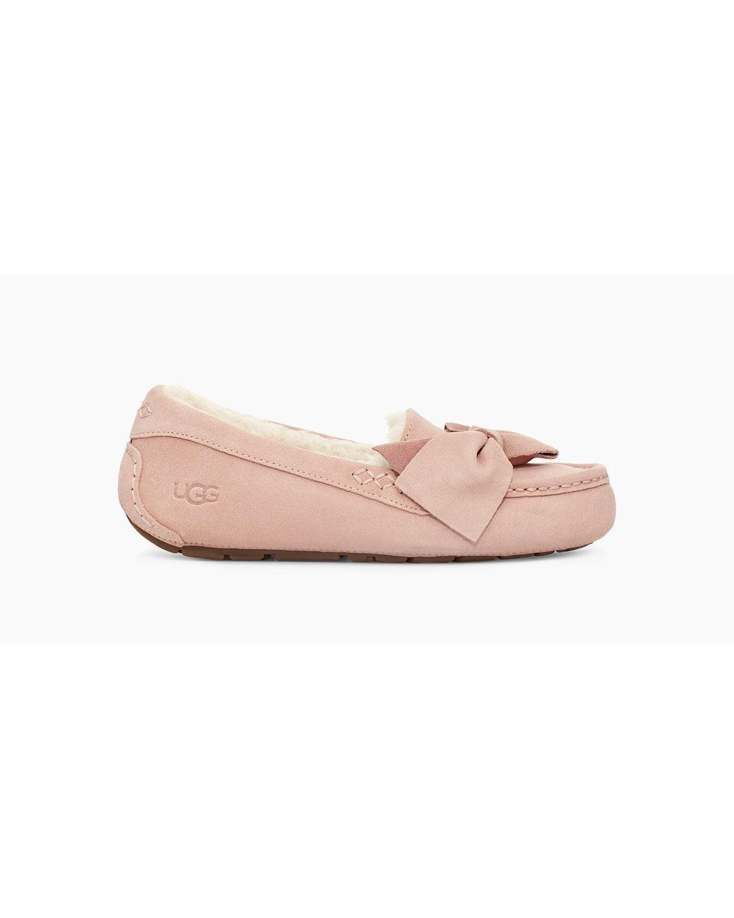UGG Ansley Two-tone Bow in Pink | Lyst