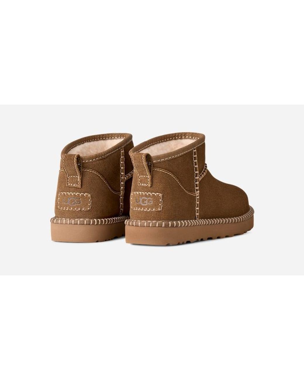 Botte Classic Ultra Mini Botanic Ugg en coloris Brown