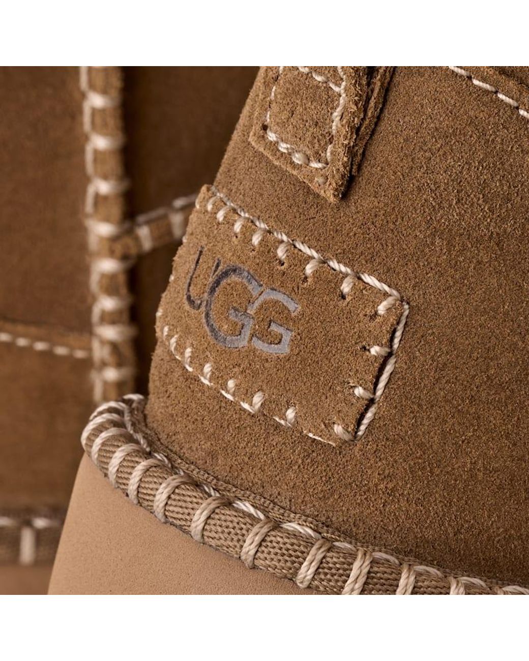 Botte Classic Ultra Mini Botanic Ugg en coloris Brown