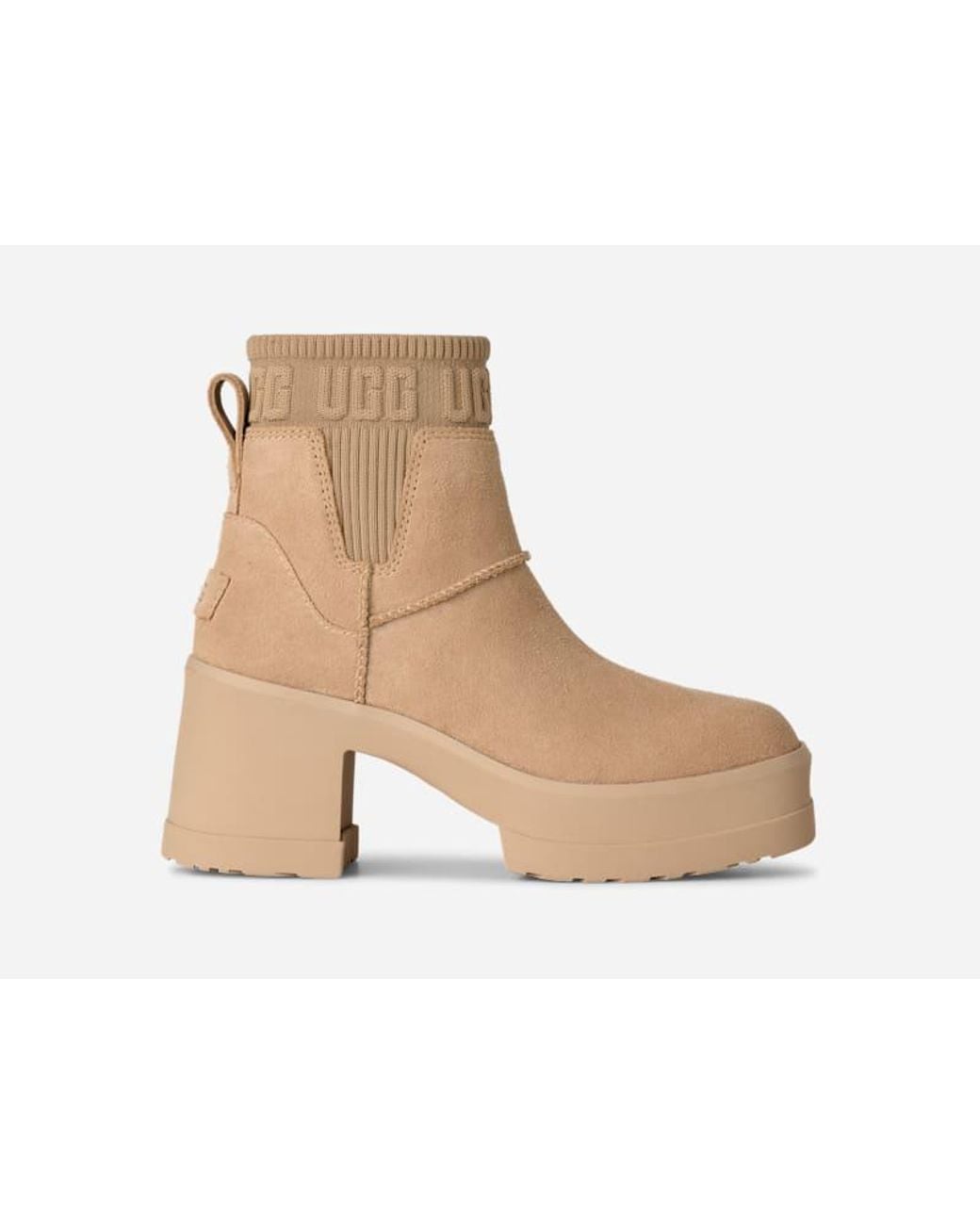 Ugg Brown Moxy Chelsea Suede Boots