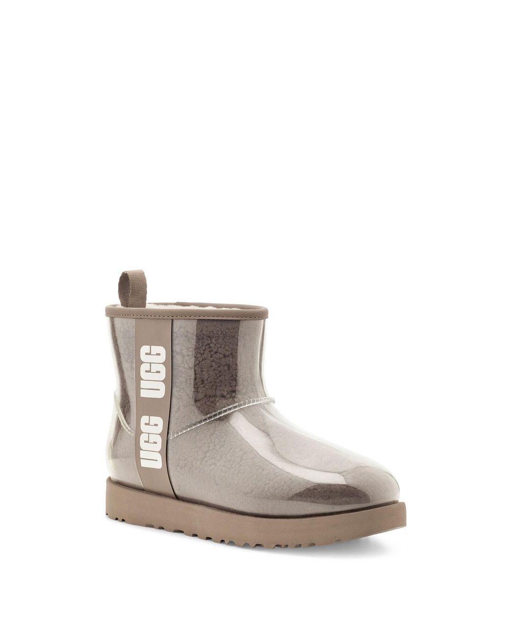 UGG Classic Clear Mini in Brown | Lyst