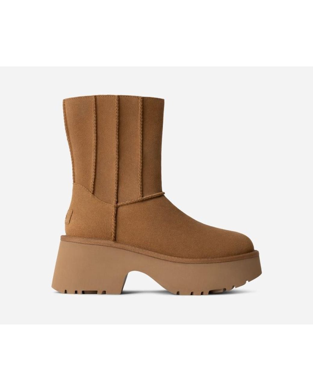 Ugg Brown Classic Twin Seam New Heights Boot