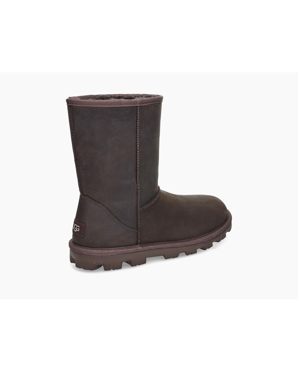 UGG Essential Short Leather Laarzen in het Bruin | Lyst NL
