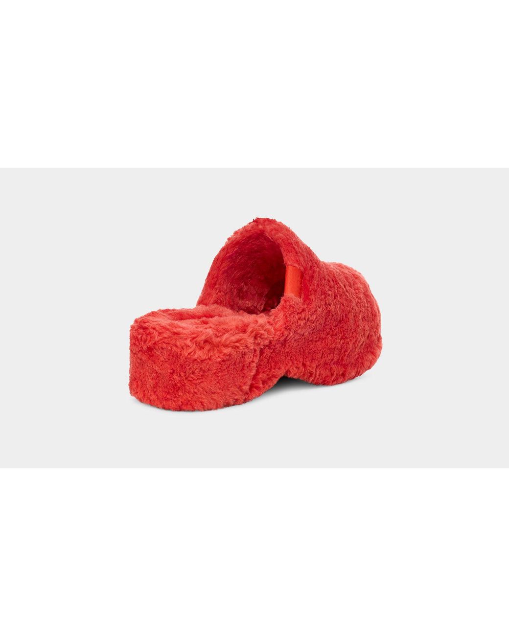 UGG Fuzz Sugar Clog in Red | Lyst