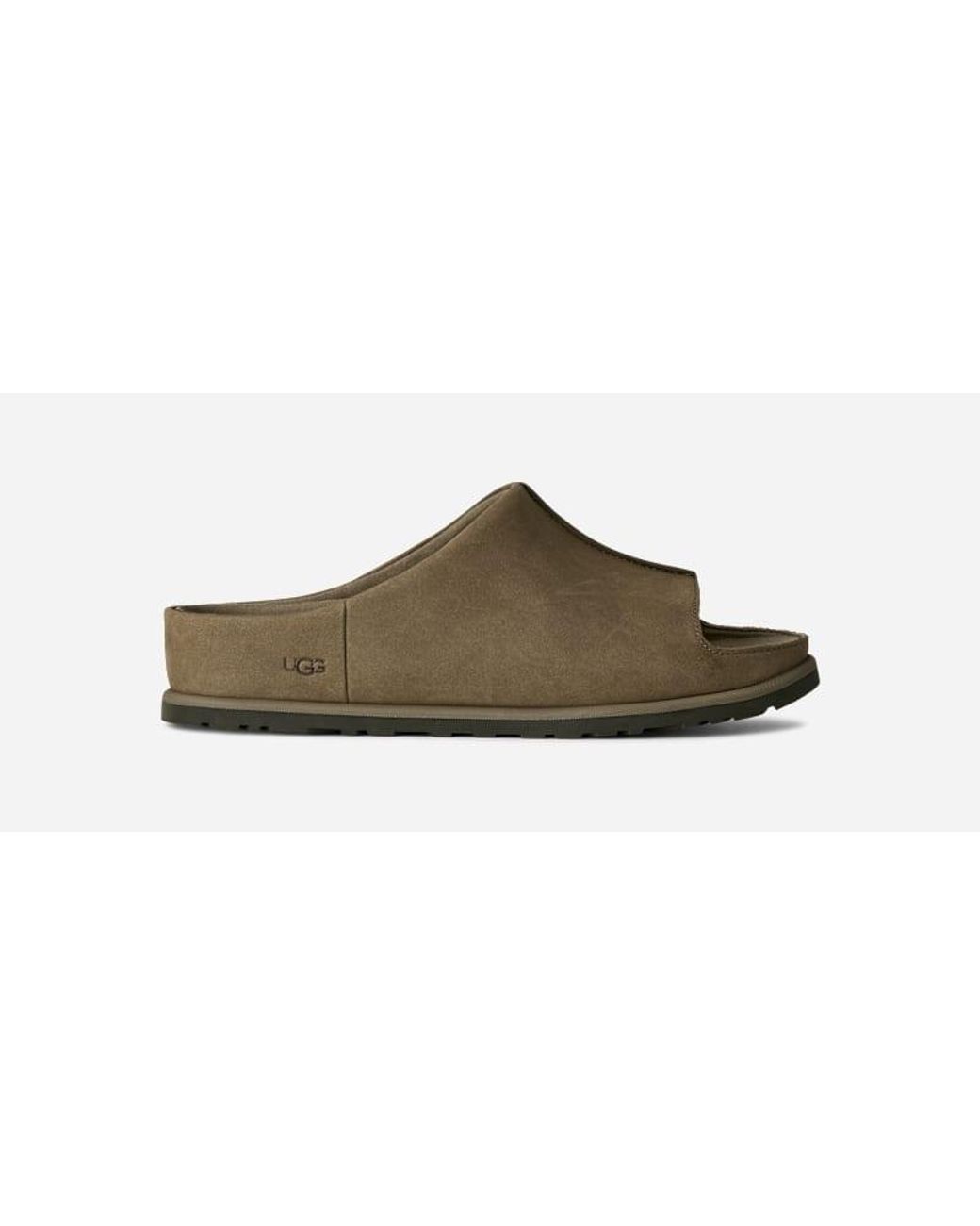 Ugg Black Otzo Slide Nubuck Sandals for men