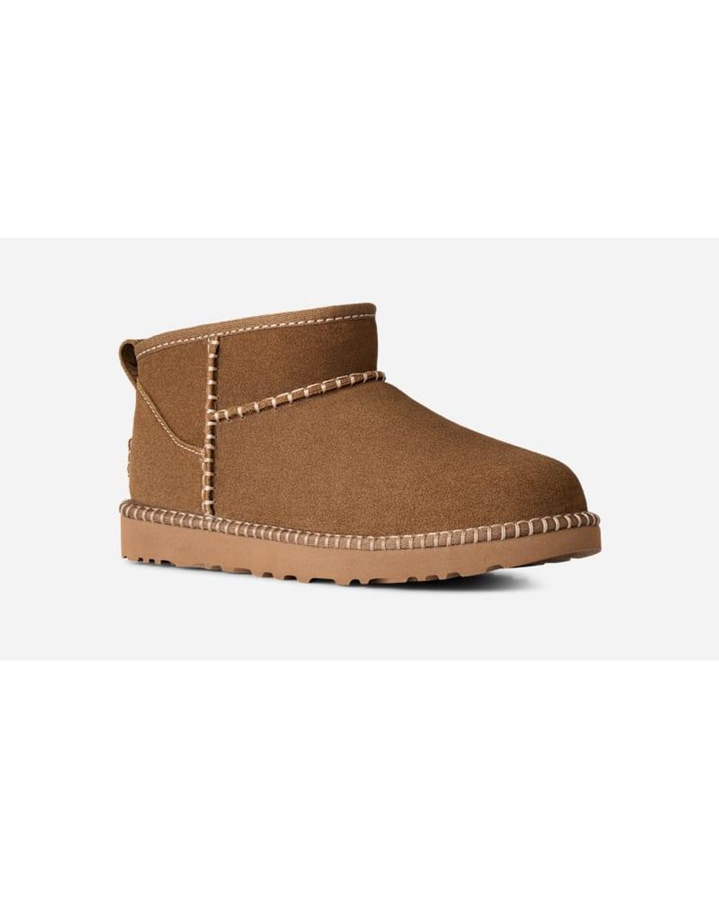 Botte Classic Ultra Mini Botanic Ugg en coloris Brown