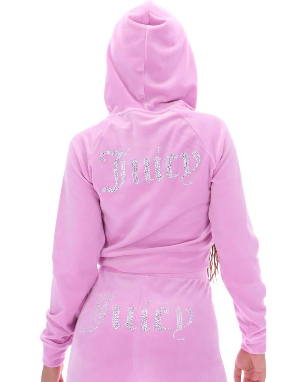 Juicy Couture - Women's Sally Diamante Velour Tracksuit Hoodie AW21