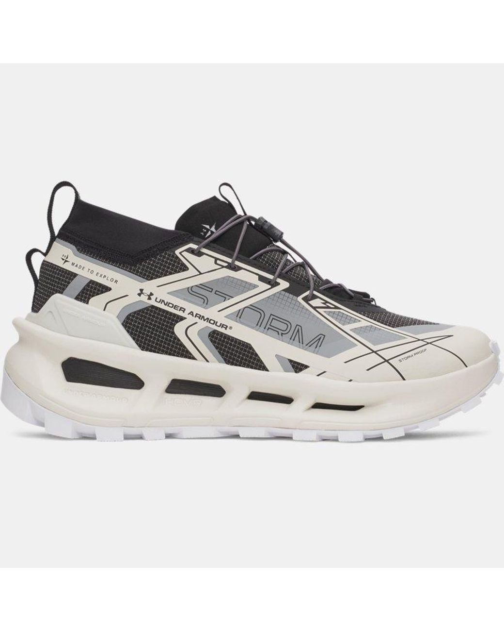 Under Armour White Explor Trail Waterproof Trail Running Shoes Summit
