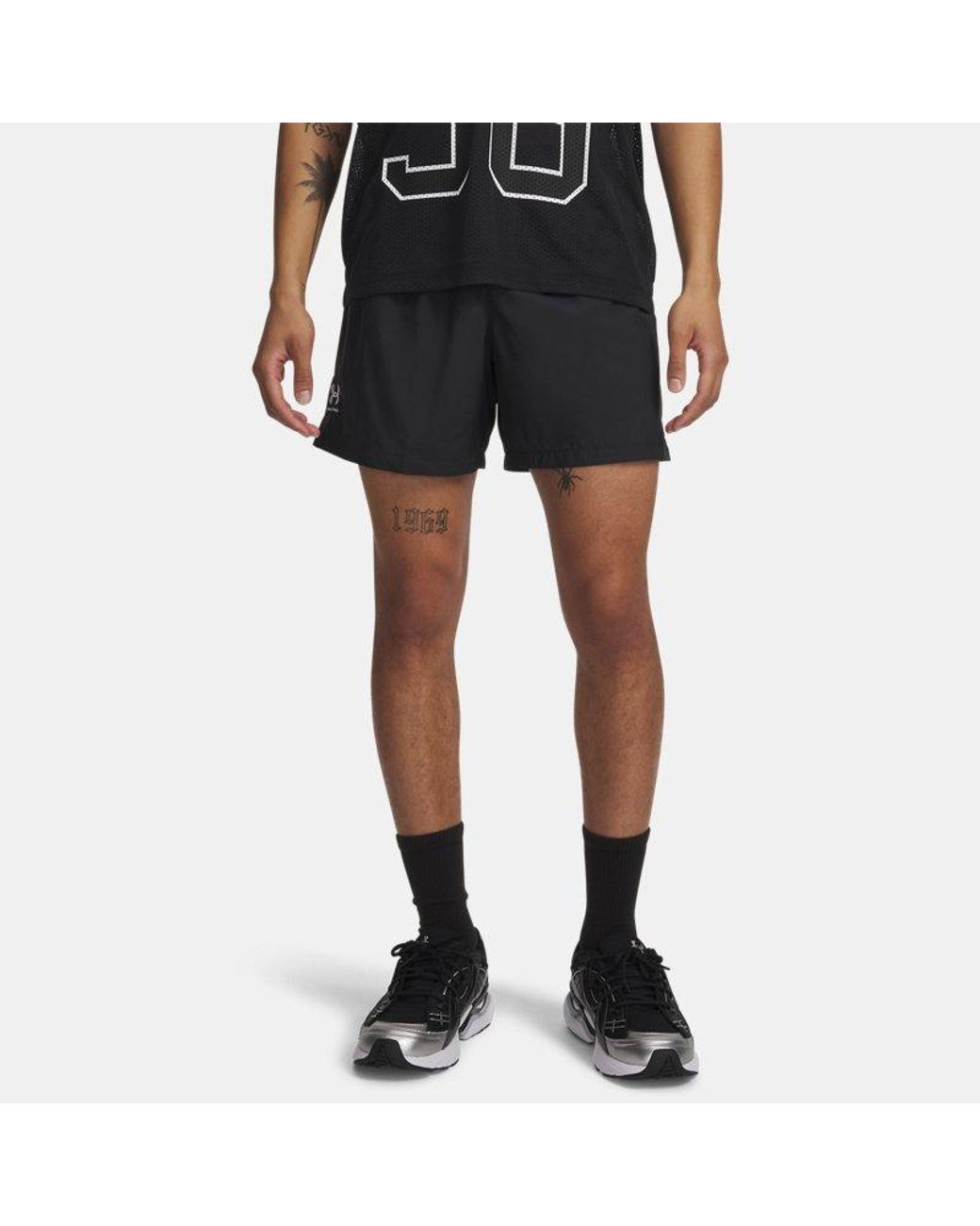 Under Armour Black Icon 5.5" Volley Shorts for men