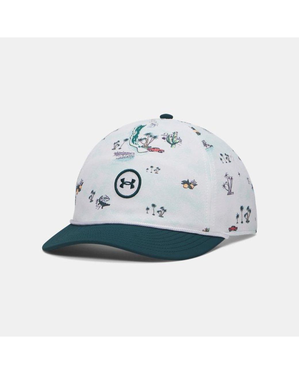 Under Armour Blue Drive Mid Nylon Adjustable Hat Arden Arden for men